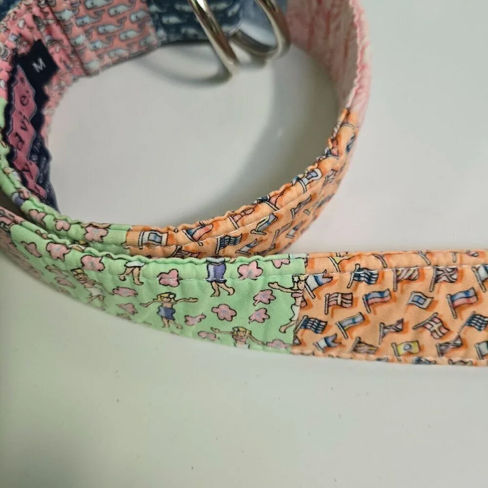 Vineyard Vines Patchwork D Ring Nautical Belt Size M